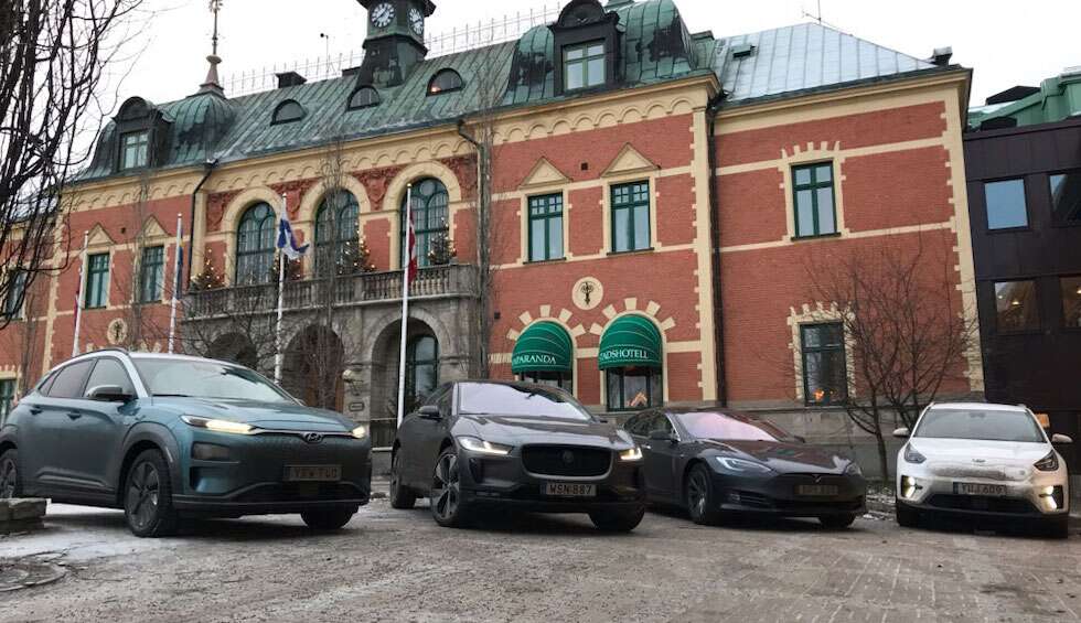 eCarExpo testar vilken elbil som är snabbast genom Sverige