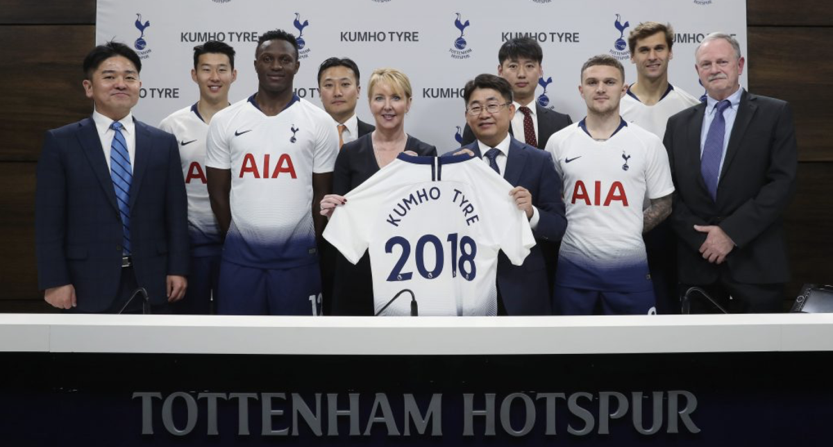 Kumho D&auml;ck f&ouml;rl&auml;nger med Tottenham Hotspur