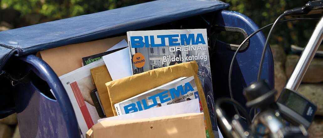 Två kataloger från Biltema i år