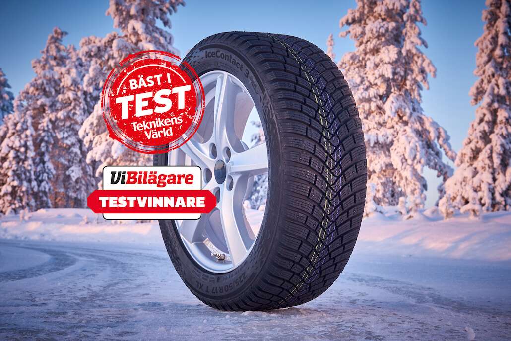 Continental IceContact 3 vinnare i tv&aring; d&auml;cktester