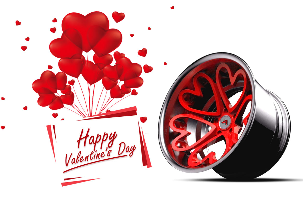 Kärleksfälgar till alla hjärtans dag