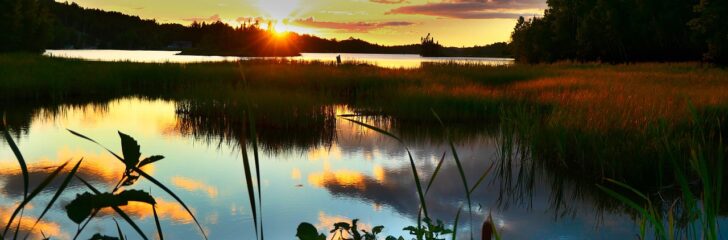 sjö ekosystemet miljö