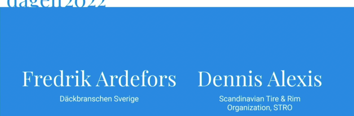 Däckbranschdagen däckbranschen informerar