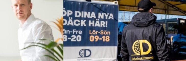 däckskiftarna skiftar hjul