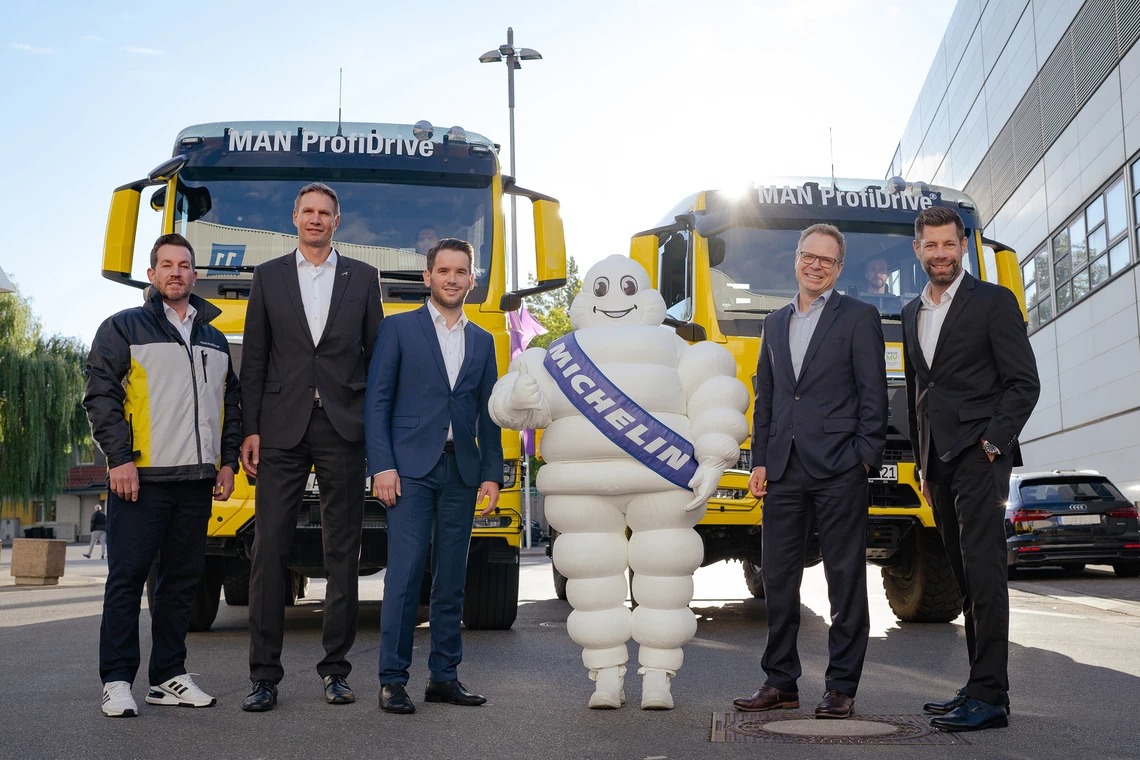Michelin blir global däckpartner till MAN ProfiDrive