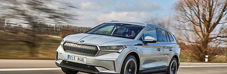 Hankook_tyres_with_optimized_rolling_resistance_on_all-electric_Skoda_Enyaq_iV