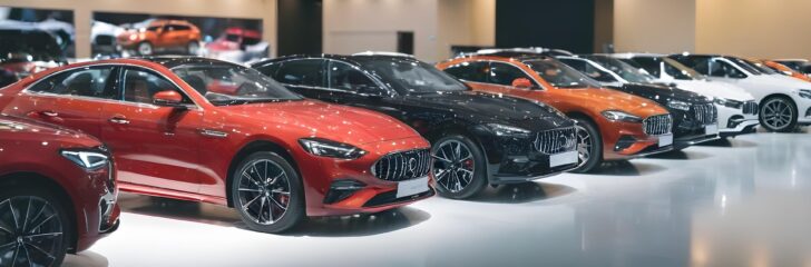 Nybilsförsäljning showroom