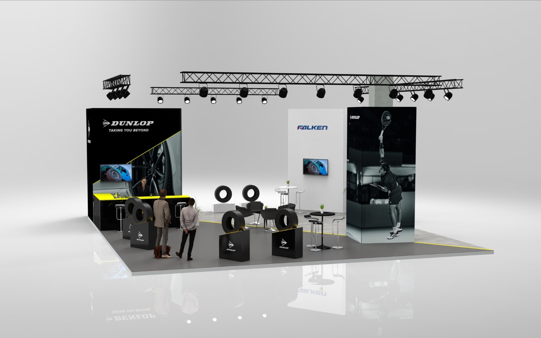 Dunlop och Falken på Automässan 2026